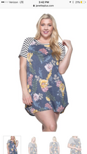 Floral tunic (plus size)